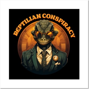 Conspiración Reptiliana - Illuminati - Anunnaki Posters and Art